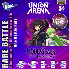 Union Arena Rare Battle Event - Code Geas